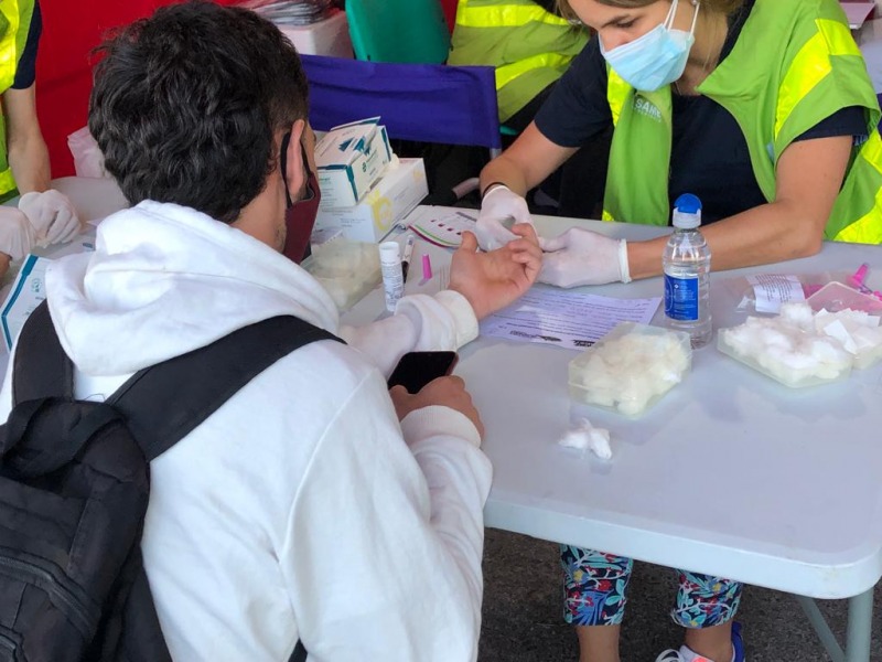 Test de VIH: se realizan diariamente en el Hospital